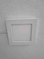 Plafondlamp - Vierkant - Wit, Kunststof, Gebruikt, Ophalen