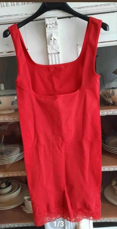 Anni Rolfi rode naadloze correctie body/onderjurk L/XL, Kleding | Dames, Ondergoed en Lingerie, Overige typen, Rood, Verzenden