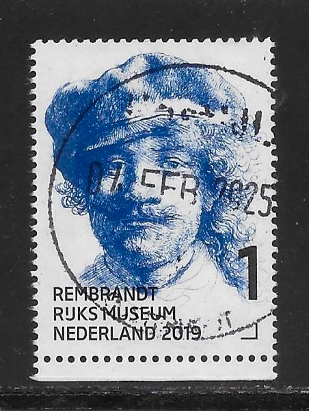 2019, Rembrandt (oud) in het Rijksmuseum [3723] (K2829), Postzegels en Munten, Postzegels | Nederland, Ophalen of Verzenden