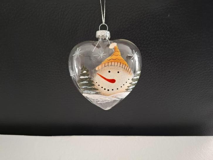 Kersthanger glazen hart met kabouter (Käthe Wohlfahrt), Diversen, Kerst, Nieuw, Ophalen