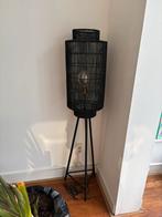 Zwarte metalen vloerlamp, Ophalen, Gebruikt, Metaal, 100 tot 150 cm