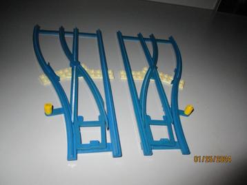 Lego 4,5 volt BLAUWE set Wissels L+R in zeer goede Staat! beschikbaar voor biedingen