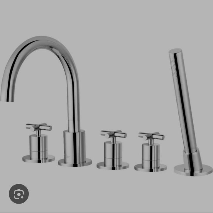 BEN Accross badrand inbouw kraan, Doe-het-zelf en Verbouw, Sanitair, Nieuw, Kraan, Chroom, Ophalen