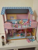 Poppenhuis met balkon., Ophalen, Gebruikt, Poppenhuis