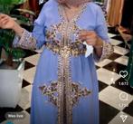 marokkaanse takschita/caftan/jellaba/sari/abaya/gala/dubai, Paars, Maat 42/44 (L), Nieuw, Ophalen of Verzenden