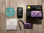 Nikon Coolpix S3500 - Compact Camera, Gebruikt, Compact, Ophalen of Verzenden, 4 t/m 7 keer