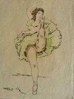 Ballerina Pal Fried  Betreft een origineel en gesigneerd wer, Antiek en Kunst, Kunst | Schilderijen | Klassiek, Ophalen