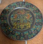 blikken bord koningshuis Oranje Nassau 1933, Antiek en Kunst, Ophalen of Verzenden