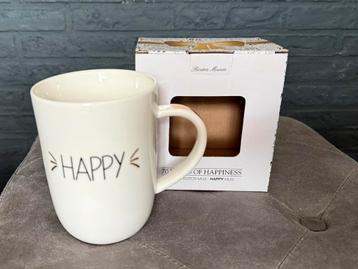 Riviera Maison Limited Edition Mug Happy beschikbaar voor biedingen