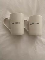 Serax Mokken Wit Porselein - Set, Ophalen, Zo goed als nieuw, Effen, Kop(pen) en/of Schotel(s)