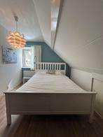 Super mooi bed! 160cm bij 200cm (Hemnes), Ophalen, Wit, Tweepersoons, Zo goed als nieuw
