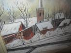 KRIJT TEKENING  DE DREEF IN KOCKENGEN  G.DIJKERS, Ophalen of Verzenden