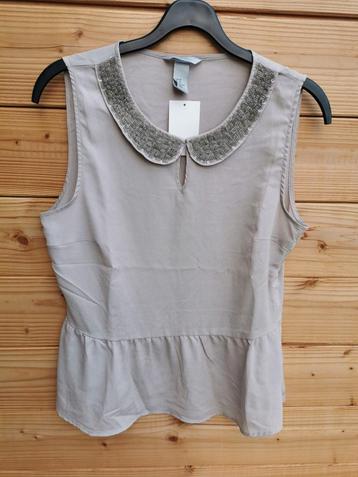 H&M blouse met kraaltjes mt. 40  beschikbaar voor biedingen