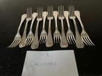 11x Christofle Vorken, silver plated, Antiek en Kunst, Antiek | Bestek, Ophalen