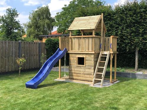 Speeltoestel Balkon 280 – Stevig - Veilig - Topkwaliteit, Kinderen en Baby's, Speelgoed | Buiten | Speeltoestellen, Nieuw, Glijbaan