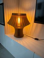 Houten Tafellamp Design, Huis en Inrichting, Ophalen of Verzenden, Zo goed als nieuw, Modern, Minder dan 50 cm