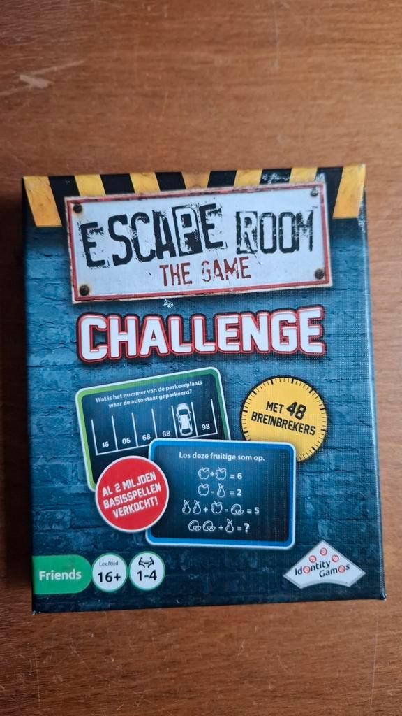 Escape room the game challenge (NL), Hobby en Vrije tijd, Gezelschapsspellen | Kaartspellen, Zo goed als nieuw, Ophalen of Verzenden