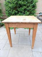 oude houten tafel, Huis en Inrichting, Tafels | Eettafels, Gebruikt, 50 tot 100 cm, Vierkant, 50 tot 100 cm