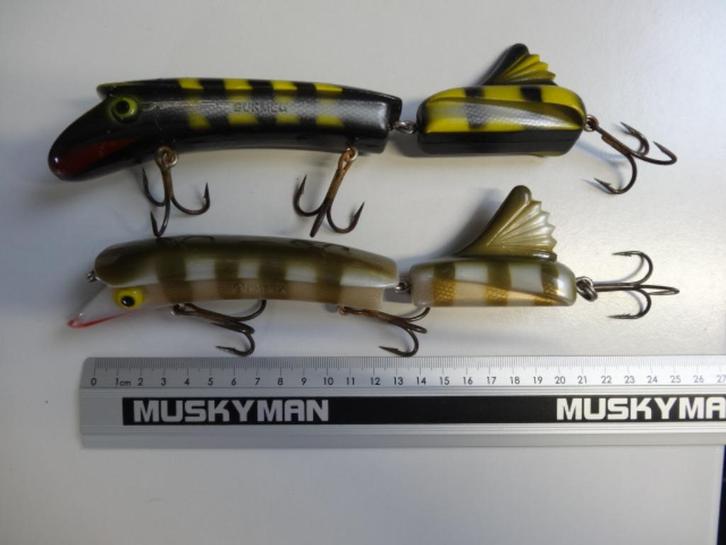 Kunstaas: Burmek B1 Magnum pluggen, Watersport en Boten, Hengelsport | Roofvissen, Gebruikt, Overige typen, Verzenden