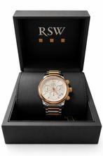 RSW Swiss Made Herenhorloge – Nieuwstaat – Safierglas –, Overige merken, Staal, Polshorloge, Nieuw