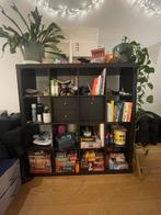 Zwarte boekenkast, Huis en Inrichting, Gebruikt, 150 tot 200 cm, Ophalen of Verzenden, 150 tot 200 cm
