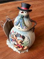Jim Shore Disney kerst Mickey en Minnie, Ophalen of Verzenden, Mickey Mouse, Zo goed als nieuw, Beeldje of Figuurtje