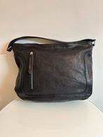 Zwarte leren handtas Amsterdam Cowboys, Ophalen of Verzenden, Nieuw, Zwart, Handtas