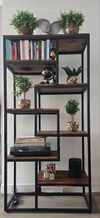 Open wandkast / roomdivider, Huis en Inrichting, Kasten | Wandmeubels, Ophalen, Zo goed als nieuw, Minder dan 150 cm, Metaal