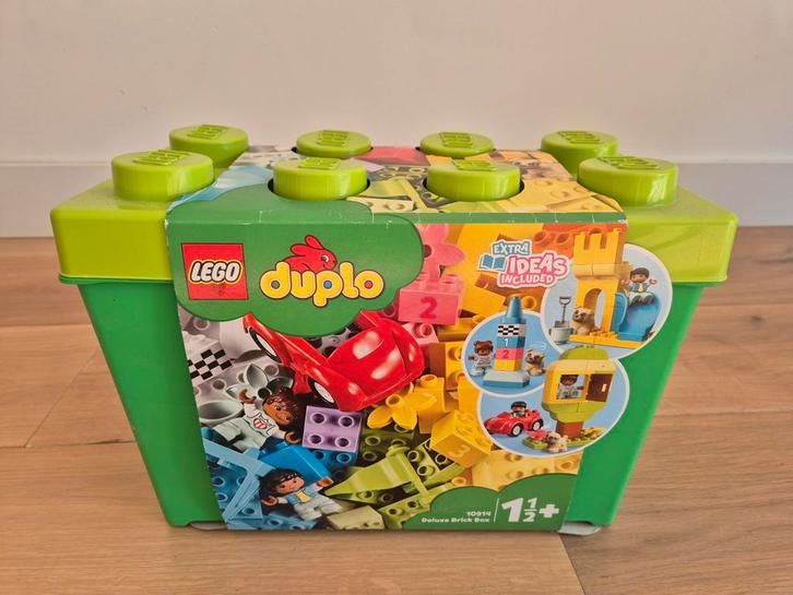 Duplo 10914 Deluxe Brick Box compleet, inclusief boekje!, Kinderen en Baby's, Speelgoed | Duplo en Lego, Zo goed als nieuw, Duplo