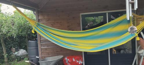 Prachtige kleurige hangmat, Tuin en Terras, Hangmatten, Zo goed als nieuw, Eenpersoons, Opvouwbaar, Buiten, Ophalen