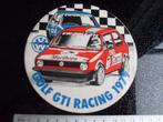 sticker volkswagen golf gti racing 1979 vw vintage rallye, Verzamelen, Stickers, Auto of Motor, Zo goed als nieuw, Verzenden