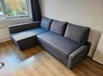 Ikea Friheten slaapbank hoekbank grijs, Huis en Inrichting, Ophalen, Gebruikt, Tweepersoons, 140 cm