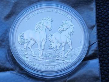 2025 Australia 1 oz silver Brumby Horse BU beschikbaar voor biedingen