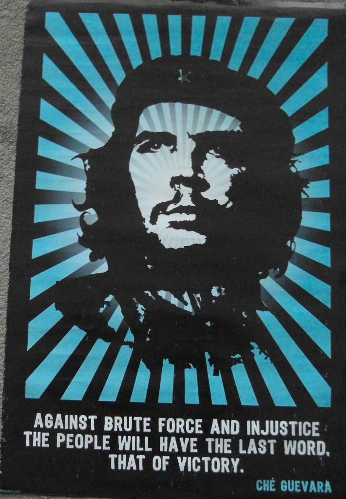 Poster: Ché Guevara, Verzamelen, Posters, Gebruikt, Film en Tv, Deurposter of groter, Rechthoekig Staand, Ophalen of Verzenden