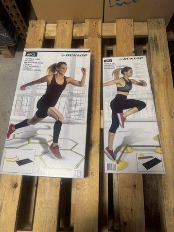 Dunlop Fitness Set - Universal Hoop & Hurdle Set - Nieuw beschikbaar voor biedingen