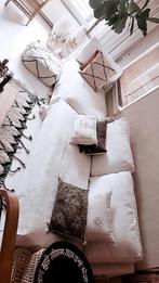 IKEA Kivik beige& wit 3 zits & chaise longue +2 hoezen, Zo goed als nieuw, Ophalen