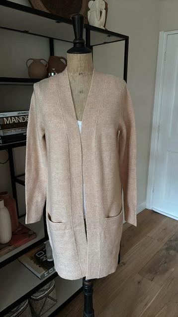 Cotton Club abricot tint lang vest S/M nieuw beschikbaar voor biedingen