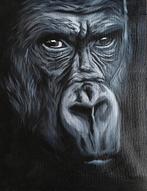 Een mooi schilderij van een berg gorilla, Antiek en Kunst, Ophalen of Verzenden