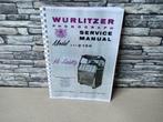 Service Manual: Wurlitzer 2150 (1957) jukebox nieuw !!!, Ophalen, Nieuw, Voor 1950, Wurlitzer