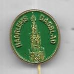 HAARLEM HAARLEM DAGBLAD KRANTEN GERELATEERDE SPELD, Verzamelen, Speldjes, Pins en Buttons, Ophalen of Verzenden, Gebruikt, Stad of Land