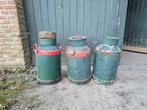 Moet nu weg!! Melkbussen / carbid bussen (3 stuks), Ophalen, Gebruikt