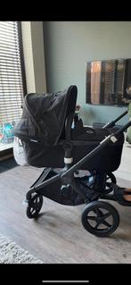 Bugaboo Fox 2 All-Black Compleet, Kinderen en Baby's, Kinderwagens en Combinaties, Bugaboo, Verstelbare duwstang, Zo goed als nieuw