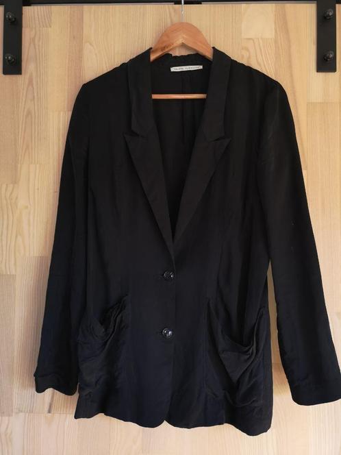Zomerblazer Vanillia Zwart Small, Kleding | Dames, Jasjes, Kostuums en Pakken, Gedragen, Maat 36 (S), Zwart, Ophalen of Verzenden