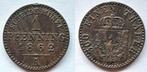 Preussen  1 Pfennig 1862 A  , Verzenden, Duitsland