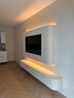 Moderne TV Wandmeubel met Verlichting vanaf €1500, Huis en Inrichting, Kasten | Wandmeubels, Kunststof, 100 tot 150 cm, 150 tot 200 cm