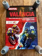 Poster MotoGp Valencia 2015, Ophalen of Verzenden, Zo goed als nieuw, Auto's