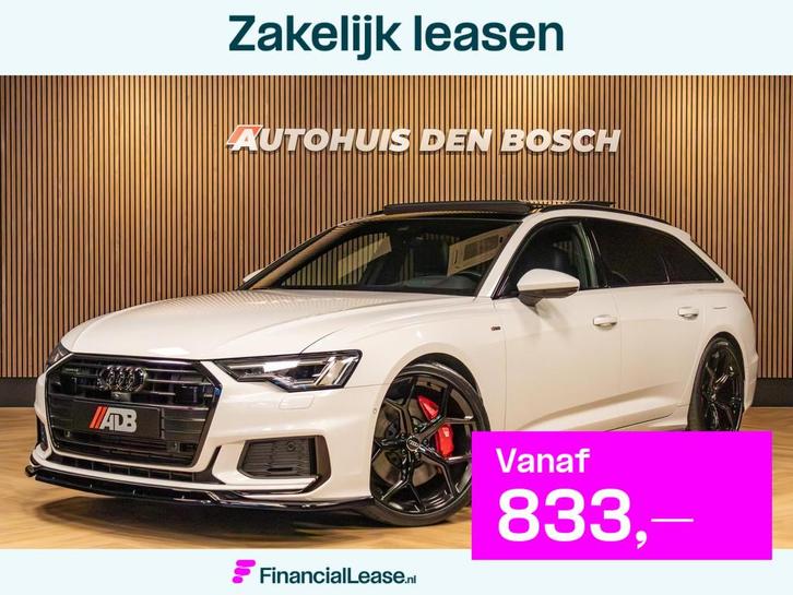 Audi A6 Avant 55 TFSI e Quattro S Line Competition 367PK, Auto's, Audi, Bedrijf, Lease, Financial lease, A6, 360° camera, 4x4