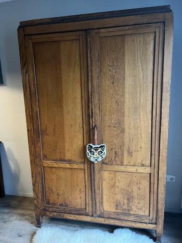 Vintage schoolkast - Antiek eiken schoolkast Anno 1920 beschikbaar voor biedingen