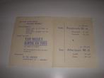 Bijzondere folder Van Nelle's koffie en thee +/-1946, Gelezen, Folder, Ophalen of Verzenden, Van Nelle
