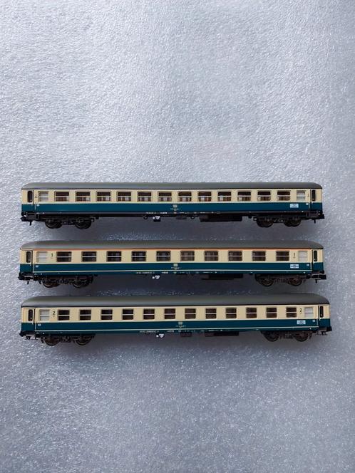 Set DB sneltreinrijtuigen, Arnold N, Hobby en Vrije tijd, Modeltreinen | N-Spoor, Zo goed als nieuw, Wagon, Gelijkstroom, Arnold